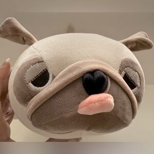 18” Bulldog Plush Stuffed Animal Pillow Doll, Soft Fluffy Puppy Dog